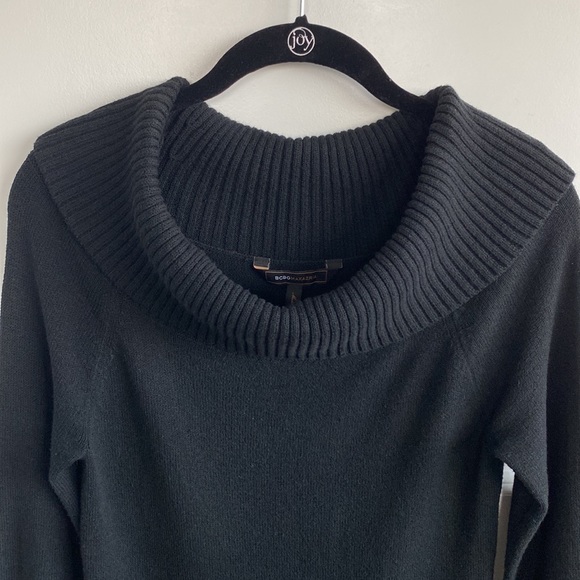 BCBG MaxAzria Cowl Neck Sweater Dress - Picture 2 of 7